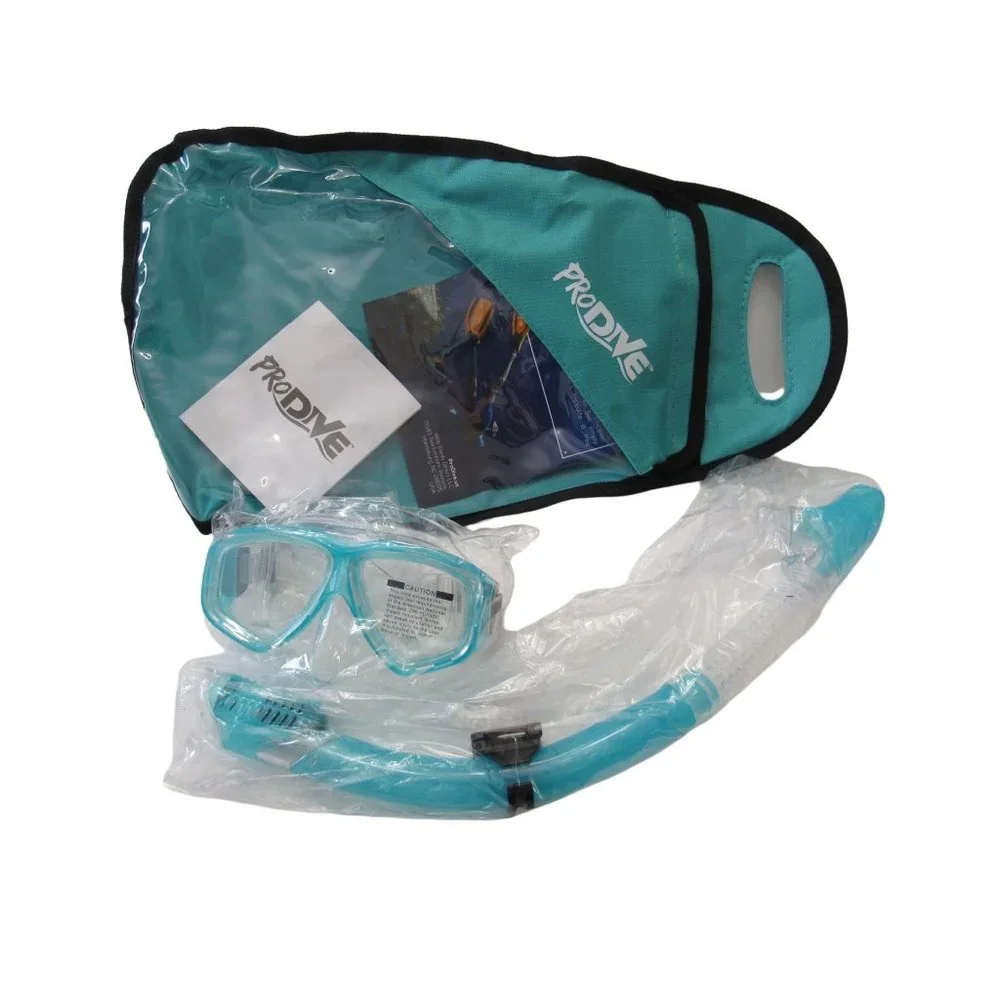 PRODIVE DRY TOP SNORKEL MASK SET WITH TEMPERED GLASS